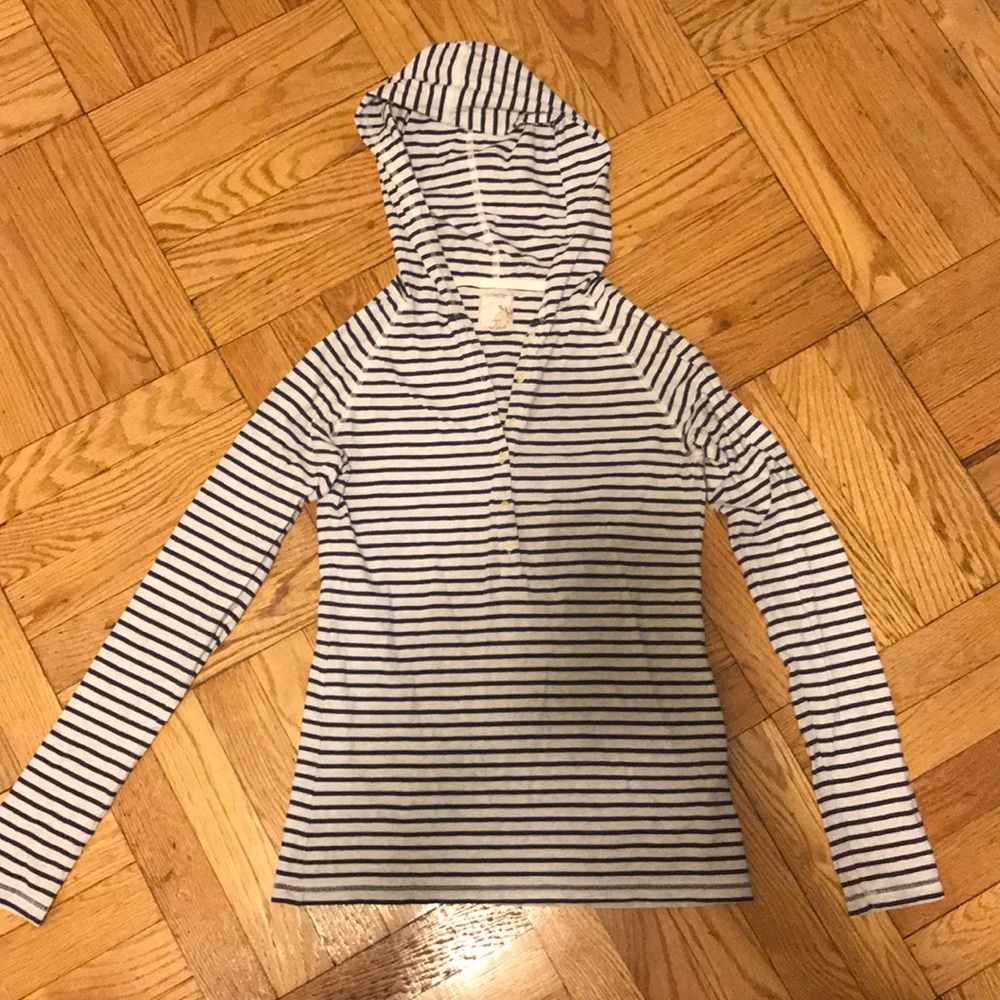 J Crew Striped Long Sleeve Shirt